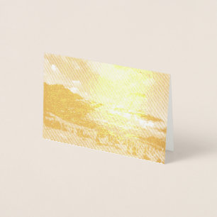 Cartão Metalizado Lago oculto