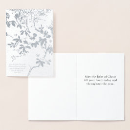 Cartão Metalizado Luz Cristã de Cristo