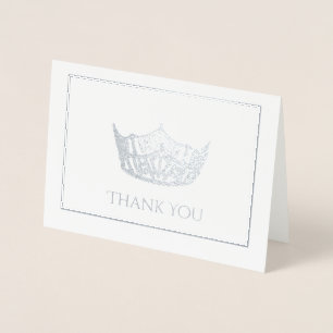 Cartão Metalizado Miss América Style Crown