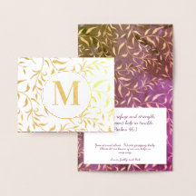 Monograma Dourado Religioso Cristão Elegante