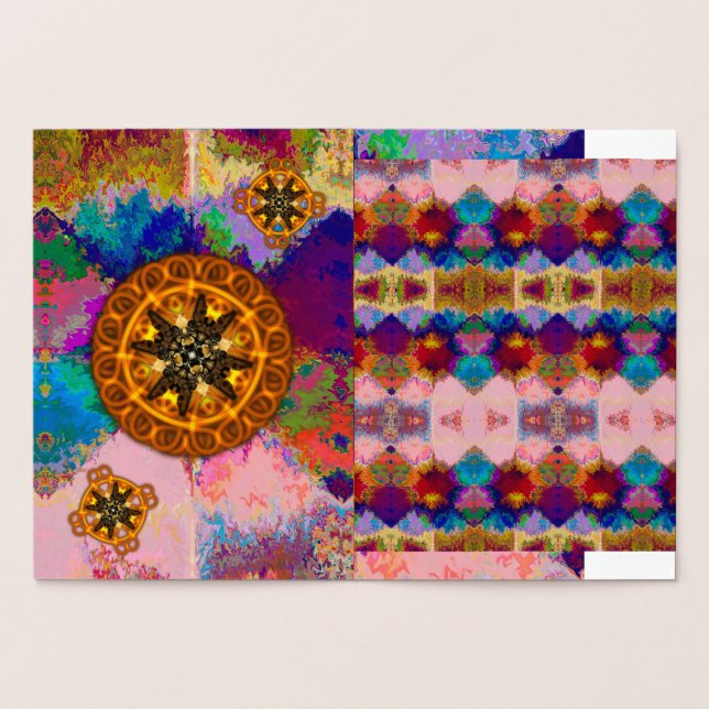 Cartão Metalizado o universo (Interior)