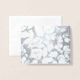 Cartão Metalizado Obrigado: por todas as ocasiões