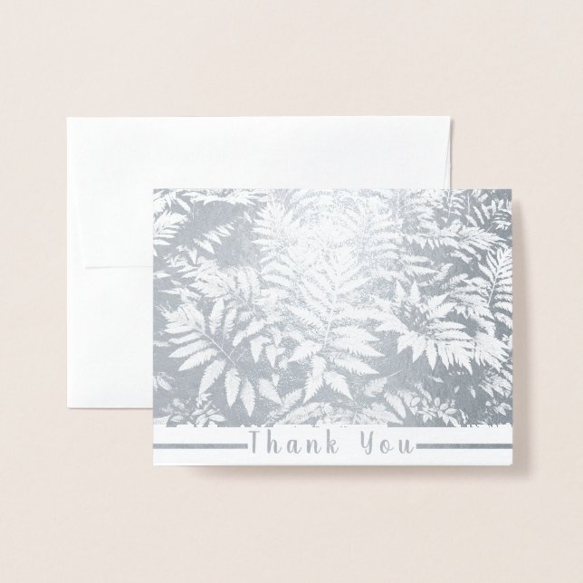 Cartão Metalizado Obrigado por todas as ocasiões: (Frente com envelope)