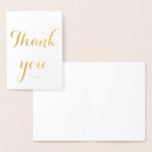 Cartão Metalizado Obrigado Simples Vazio Elegante Trendy White<br><div class="desc">Simples,  moderno,  elegante cartões de agradecimentos em cartão de folha de alumínio real. Adicione suas próprias mensagens nos lados do vazio como você gosta de personalizar se quiser. Excelente para quaisquer ocasiões especiais como casamentos,  aniversários,  aniversário etc.</div>