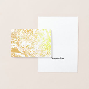 Cartão Metalizado Olhe do amor