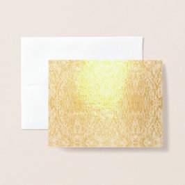 Cartão Metalizado Padrão 'Anterior do Rug Persa- Olha' CGWOMF!