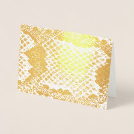 Cartão Metalizado Padrão de impressão de pele cobra escura exótica d