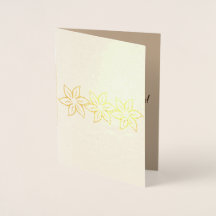 Padrão Dourado Floral Estilizado Elegante Torna-Se