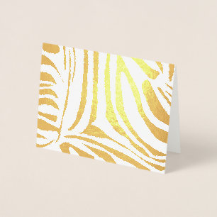 Cartão Metalizado Padrão zebra