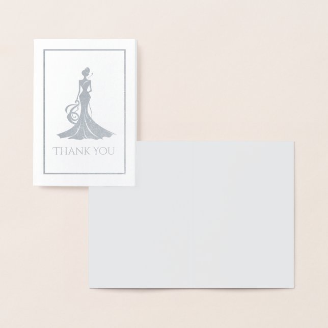 Cartão Metalizado Pageant Queen Mini (Exibição)