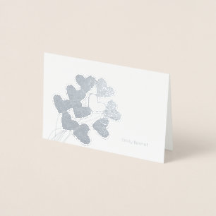 Cartão Metalizado Papel de Carta dos Balões do Coração