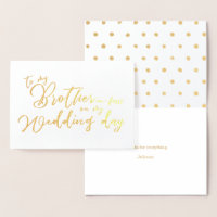 Para Meu Cunhado No Meu Dia de Casamento