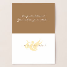 Parabéns! Avó Foil Card