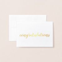 parabéns com estilo simples de script minimalista