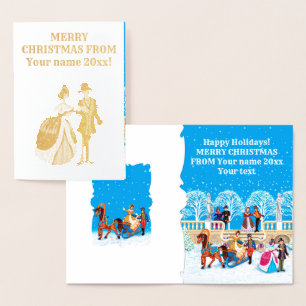 Cartão Metalizado Passo de inverno