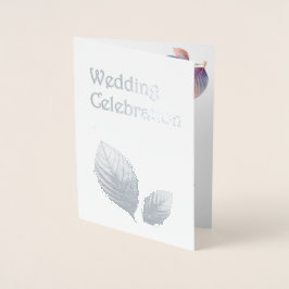 Cartão Metalizado Pastel Iridescente Deixa Pastéis Sonhosos Casados