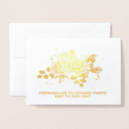 Cartão Metalizado Personalizar a Trabalho de arte de Adicionar Nome