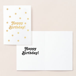 Cartão Metalizado Personalize-o, Parabéns - prata ou ouro