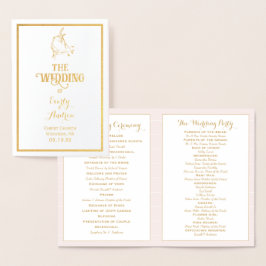 Cartão Metalizado Programa de WEDDING para aves de capoeira da Gold