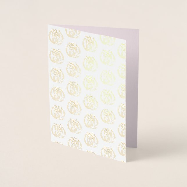 Cartão Metalizado Pumpkin rosa com arco preto (Frente)