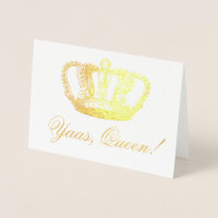Rico Yaas Queen Fabuloso Gold Foil Crown
