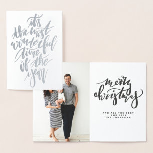 CARTÃO METALIZADO SEU A ÉPOCA A MAIS MARAVILHOSA DO ANO