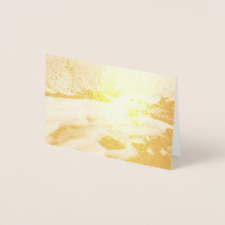 Cartão Metalizado Snowy Stream nos Enfumaçados