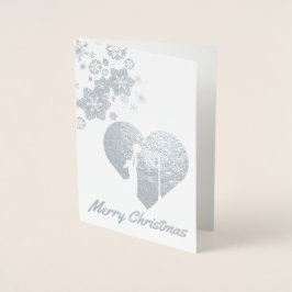 Cartão Metalizado Tema Tema Netball Natal