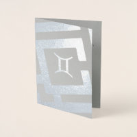 Texto Personalizado do Decoração Gemini Silver Sin
