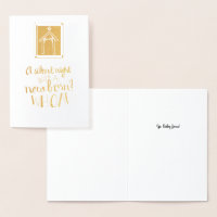 "Uma Noite Silenciosa Com Um Recém-Nascido?" Cartã