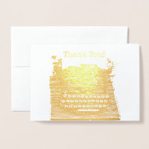 Vintage Retro Typewrite Obrigado Nota