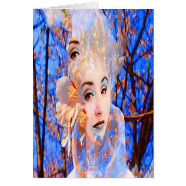 Cartão Metamorfose da Flor (Frente)