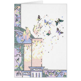 Cartão Metamorfose do mosaico