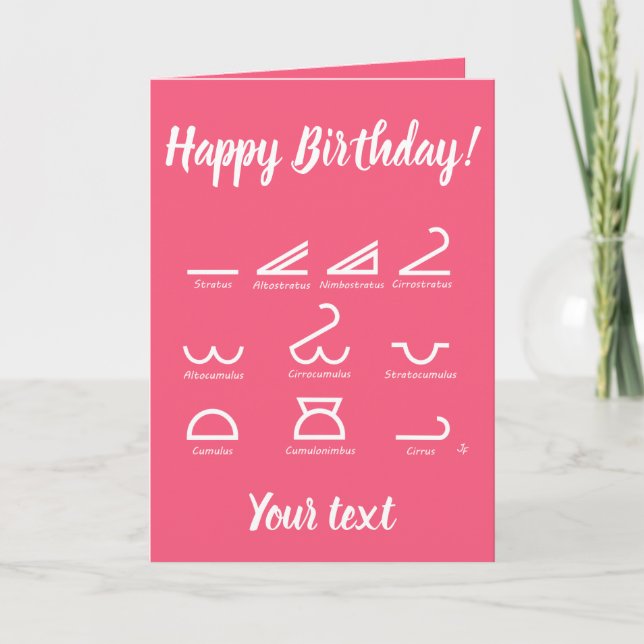 Cartão Meteorologia (Frente)