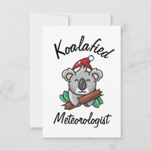 Cartão Meteorologista Koalafied