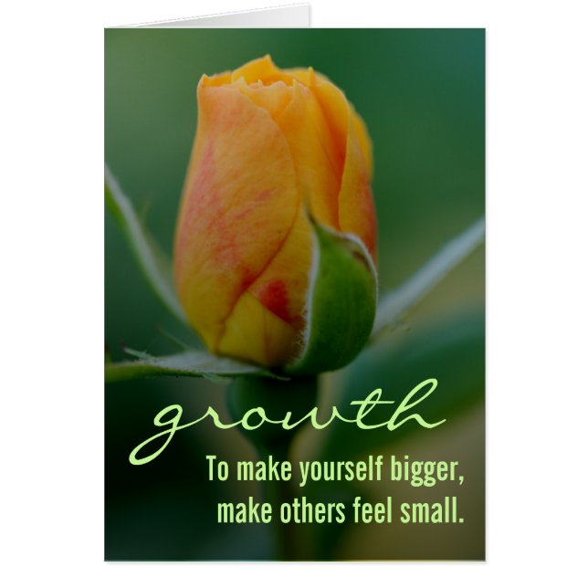 Cartão Método rápido e fácil para o crescimento pessoal (Frente)