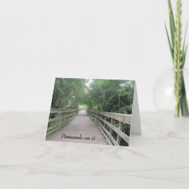 Cartão Metropark Boardwalk - Pensando en ti