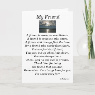 Cartão Meu amigo