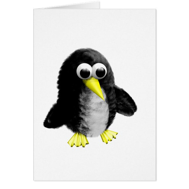 Cartão Meu amigo, o pinguim (Frente)