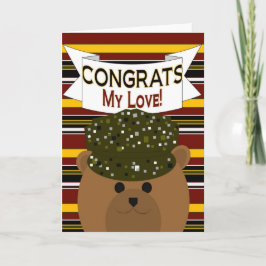 Cartão Meu Amor - Soldado do Exército Parabéns!