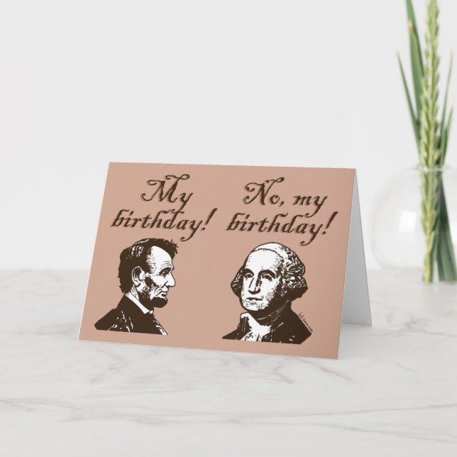 Cartão Meu aniversário (Frente)