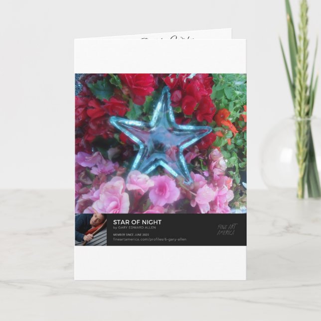 Cartão Meu aniversário deseja (Frente)