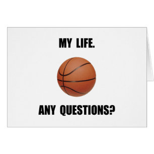 Cartão Meu basquetebol da vida