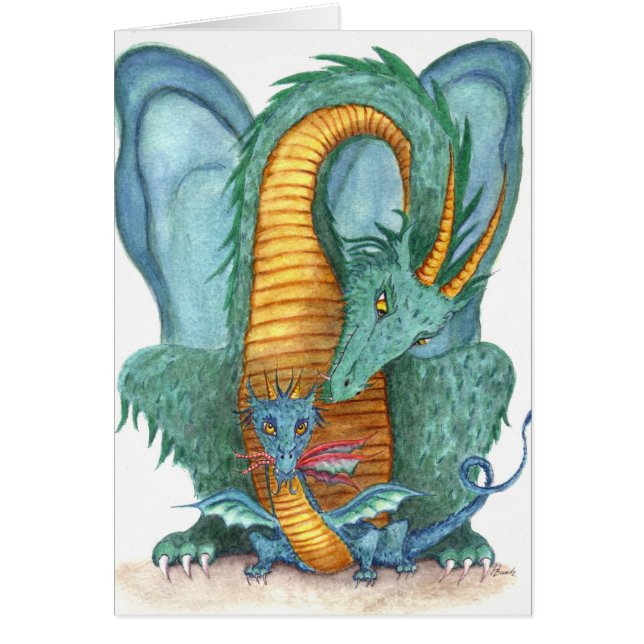 Cartão Meu bebê comeu sua fada! (Frente)