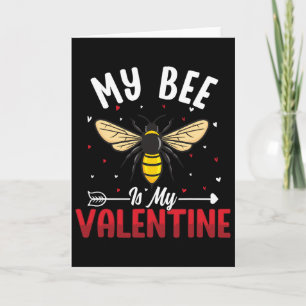 Cartão Meu Bee É Meu Namorado Doce Romântico Amante do Me