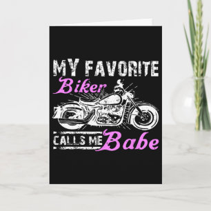 Cartão Meu Biker Favorito Me Chama Bybe Namorado Engraçad