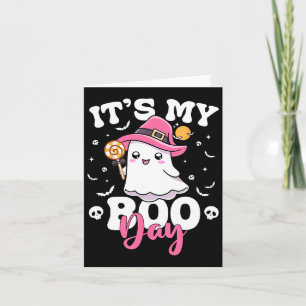 Cartão Meu Boo Dia Fofo Dia das Bruxas Aniversário Fantas