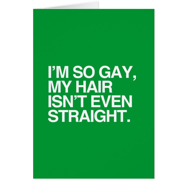 CARTÃO MEU CABELO É NEM SEQUER HETERO (Frente)