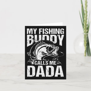Cartão Meu Companheiro de Pesca Me Chama de Papai Dia dos