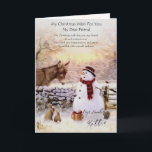 Cartão Meu desejo de Natal para você Meu querido Natal<br><div class="desc">"Feliz Natal para um Cartão de Natal Muito Especial Amigo" é uma maneira emocionante de transmitir seus desejos calorosos e celebrar sua amizade especial durante o feriado. Esta carta é perfeita para mostrar sua apreciação e espalhar alegria para um amigo que tem um lugar especial em seu coração. É um...</div>